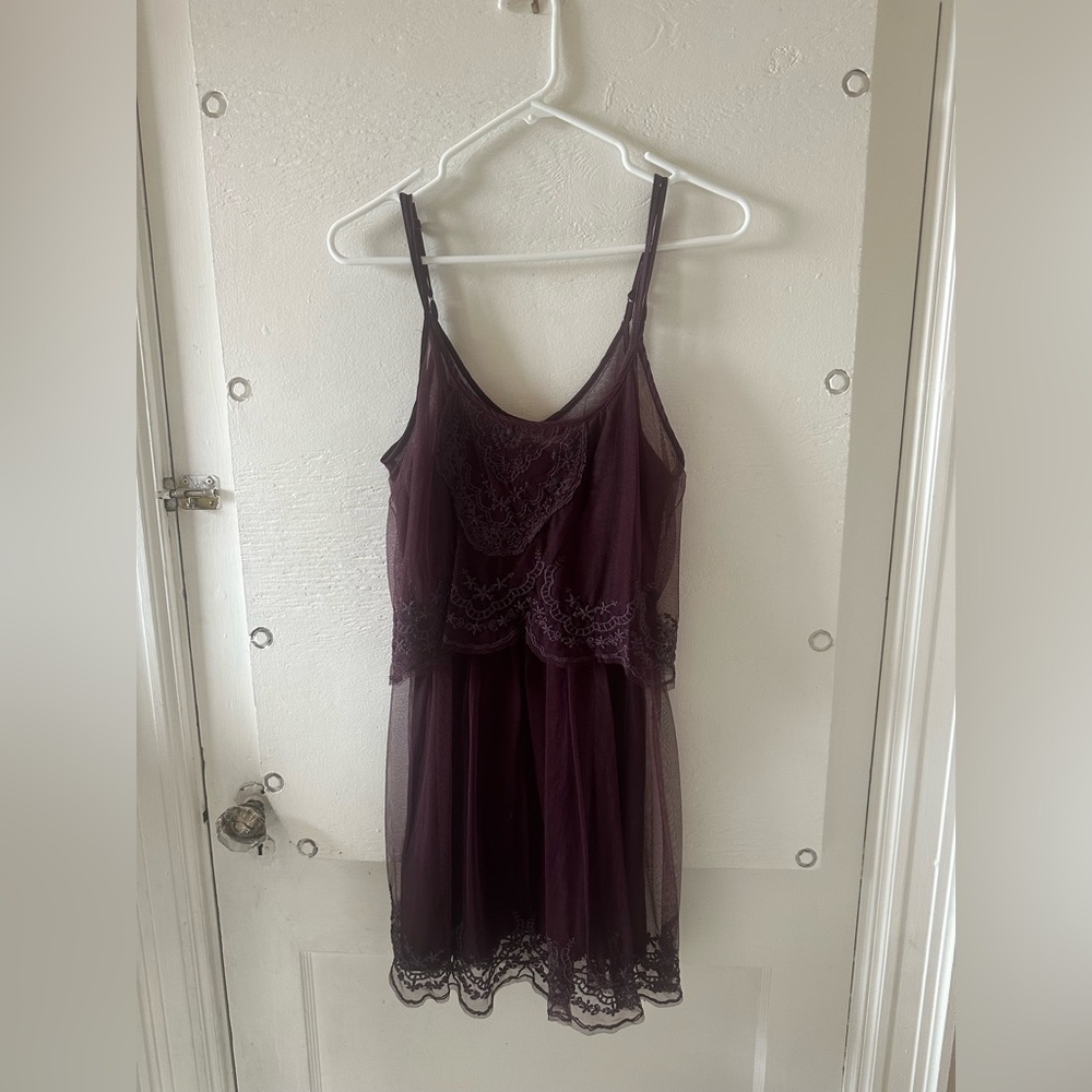 NWT Deep Purple Kimchi Blue lace dress